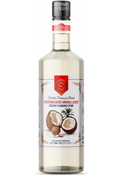 Hindistan Cevizi Aromalı  Şurup 700 ml