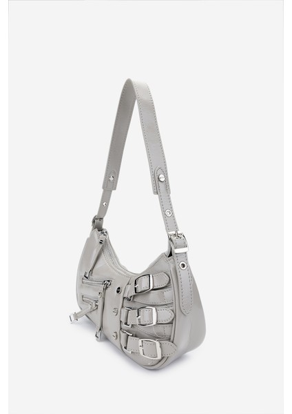 Kadın Vegan Omuz Çanta 921 26878 Bn Canta SK24-25 L.gray