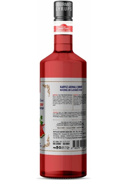 Nish Karpuz Aromalı Şurup 700 ml