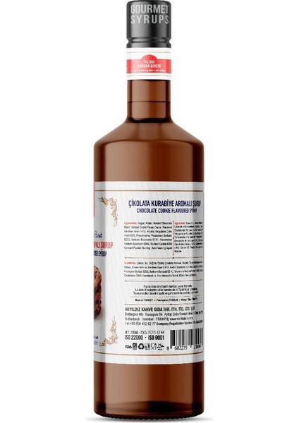 Çikolata Kurabiye Aromalı Şurup 700 ml
