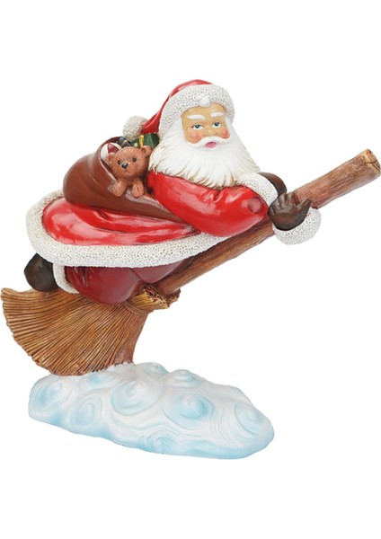 Heykelcik, Heykel Süsleme Tahsil Dekoratif Heykel Noel Baba Süpürge Için (Yurt Dışından) fiyatları