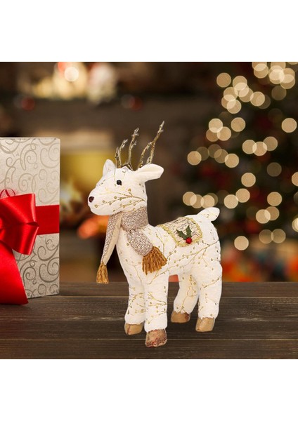 Noel Ren Ği Şak Festivaller Için Simüle Elk Cafe Stylee (Yurt Dışından)