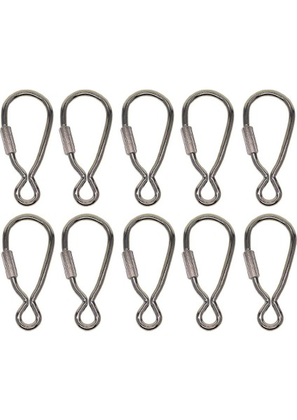10 Çelik Vida Kilidi Karabina Anahtarlık Yürüyüş Tırmanma Kancası, 46X21MM (Yurt Dışından) fiyatları