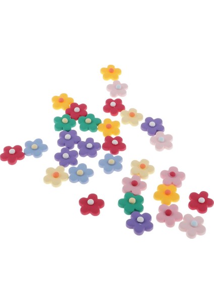 30 Çiçek Reçine Sırtlı Düğ Scrapbook Telefon Süslemeleri (Yurt Dışından) indirimleri