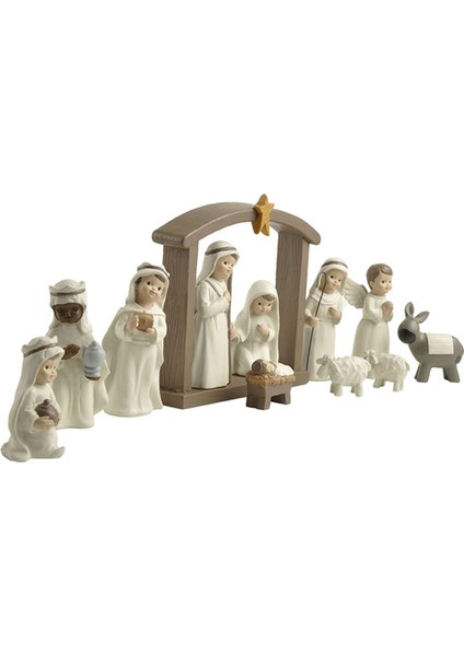 Mini Noel Doğum Sahnesi Heykel Figür Minyatürler (Yurt Dışından)