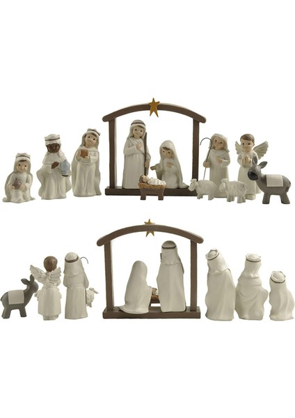 Mini Noel Doğum Sahnesi Heykel Figür Minyatürler (Yurt Dışından) modelleri