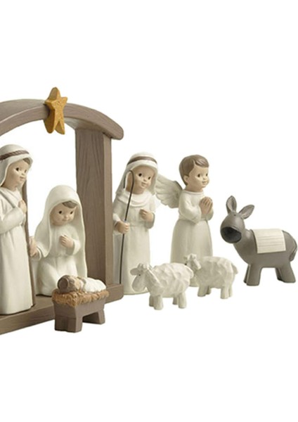 Mini Noel Doğum Sahnesi Heykel Figür Minyatürler (Yurt Dışından) fırsatları