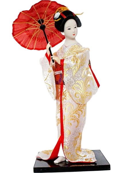 12 Inç Japon Geyşa Japon Geyşa Raf Dekoru ve Altın (Yurt Dışından) indirimleri