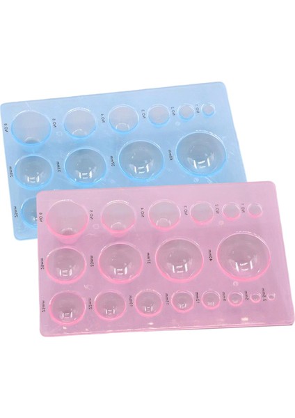 2x Başı Takı Yapımı Için Yarı Küre Küresel Kalıp (Yurt Dışından)
