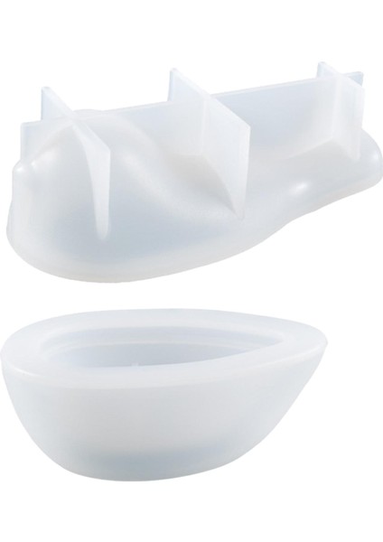 Kutusu Epoksi Reçine Kalıp Kozmetik Düzenleyici 12.5x4.2cm (Yurt Dışından)