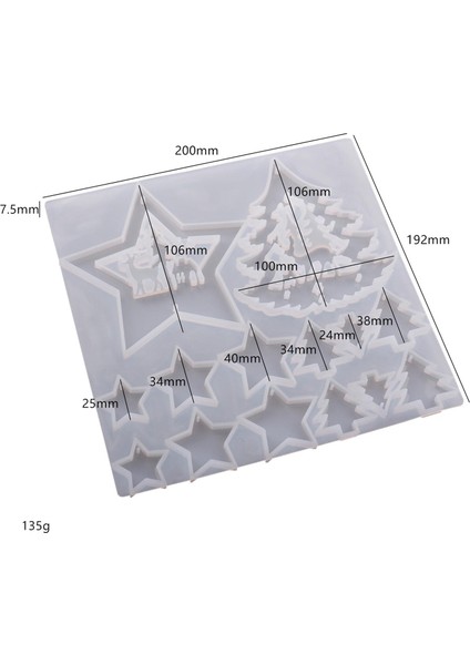 Yap Kolye Yapımı, Temizlik ve Epoksi Reçine Döküm Noel Dekorasyonu, Dekorasyon Için (Yurt Dışından) fırsatları