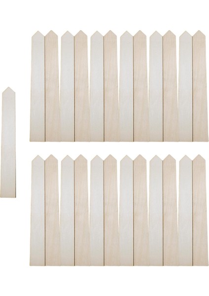 Tamamlanmamış Ahşap Dıy Ahşap El Sanatları Çubukları Kart Yapımı Dekor Doğum Günü 25 24X3CM (Yurt Dışından) fiyatları