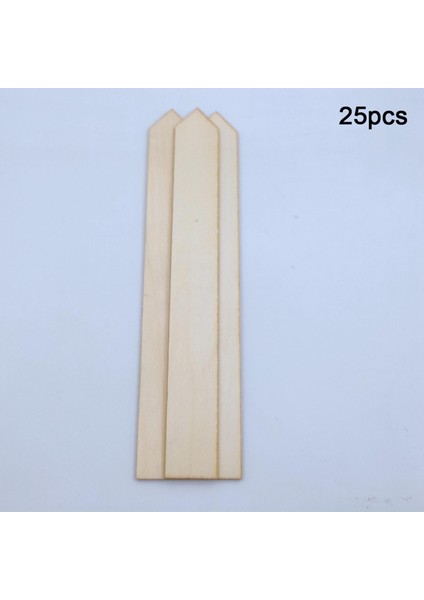 Tamamlanmamış Ahşap Dıy Ahşap El Sanatları Çubukları Kart Yapımı Dekor Doğum Günü 25 24X3CM (Yurt Dışından) fırsatları