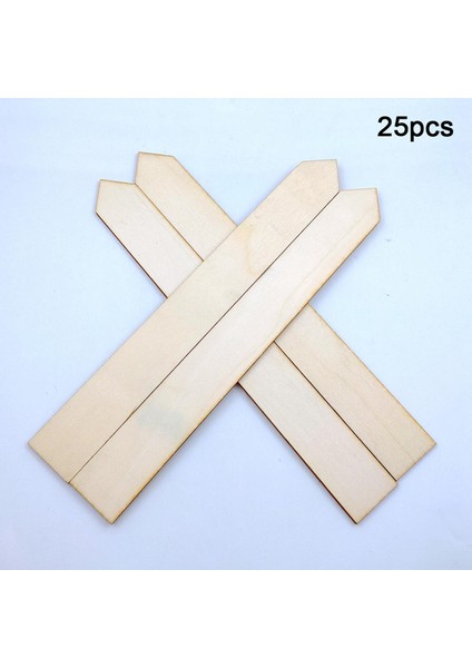 Tamamlanmamış Ahşap Dıy Ahşap El Sanatları Çubukları Kart Yapımı Dekor Doğum Günü 25 24X3CM (Yurt Dışından) indirimleri