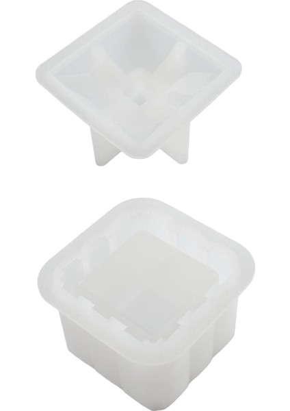 Şeffaf Takı Kapaklı Reçine Yapımı Kalıp Döküm Dıy .2cmx8.2cmx9.6cm (Yurt Dışından)