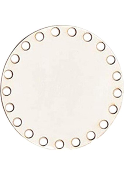 Ahşap Sepet Alt Boş El Dokuma Dıy Sepet Öığ Işi Malzemeleri 20CM (Yurt Dışından)