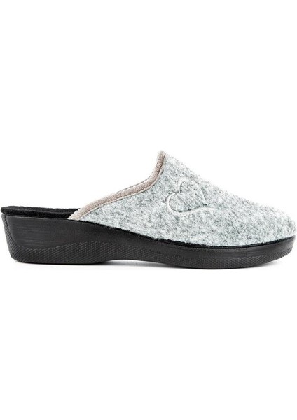Muya Mochi 32922-087 Kadın Kışlık Ev Terliği Gri 36-40
