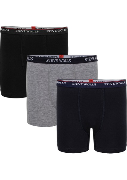Renkli 3’Lü Çocuk Boxer - 22002