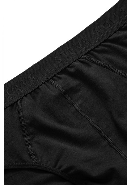 Erkek Siyah 3’Lü Slip Külot - 23001