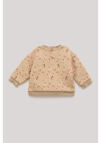 Bg Store Kız Bebek Desenli Sweatshirt fiyatları