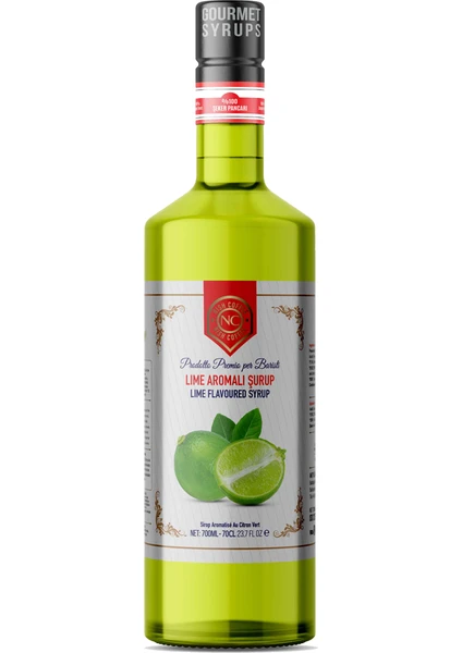 Nish Kahve Nish Yeşil Lime Aromalı  Şurup 700 ml