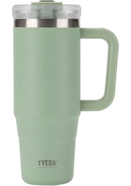 Qq Termos Sızdırmaz Pipetli Çift Duvarlı Vakumlu 900ML