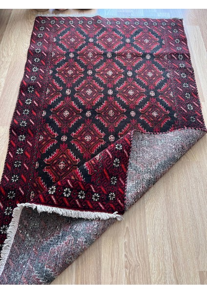 103X184 cm Yıkanabilir Boho Stili Antik El Dokuma Uşak Halısı