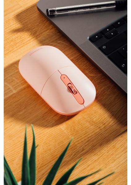 SMW-384 USB Pembe 2.4ghz Kablosuz Mouse Wireless Mouse Ultra Premium Süper Sessiz