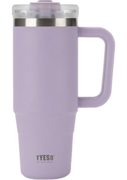 Qq Termos Sızdırmaz Pipetli Çift Duvarlı Vakumlu 900ML
