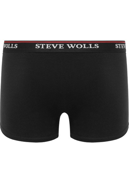 Erkek Siyah 3’Lü Kısa Paça Boxer - 23101 modelleri