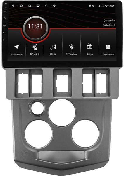 Dacia Logan (2004-2009) Android 14 Multimedya Carplay 9 Inch 4 GB Ram / 64 GB Hafıza Crv-4607Xr