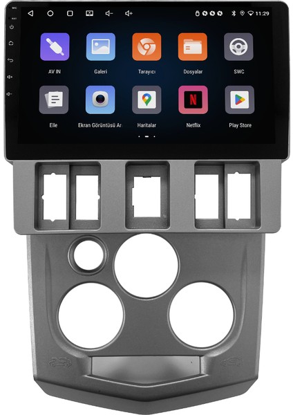 Dacia Logan (2004-2009) Android 14 Multimedya Carplay 9 Inch 4 GB Ram / 64 GB Hafıza Crv-4607Xr