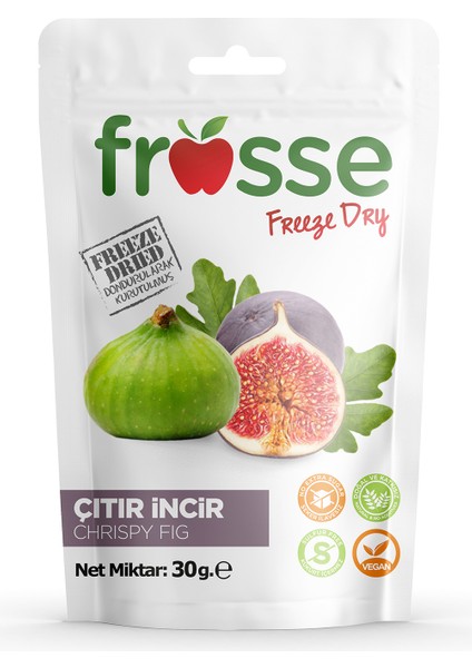 Incir Kıtırı, Freeze Dried (Dondurarak Kurutulmuş) Incir Cipsi