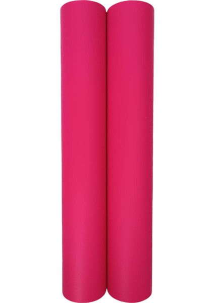 Mat Pembe Renk Dayanıklı Araç Motor Mobilya Kaplama Folyosu 126Cm X 30Cm