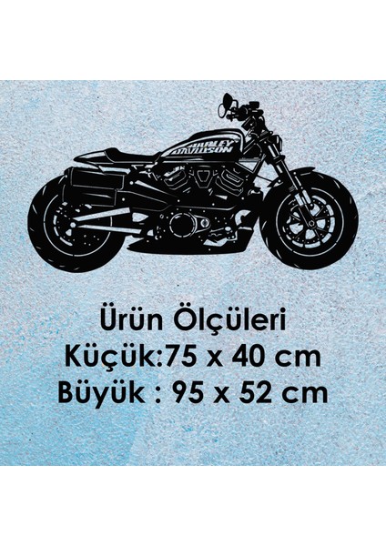 Kişiye Özel Işıklı Motor Harley Davidson LED Işıklı Tablo Ahşap Duvar Dekorasyonu