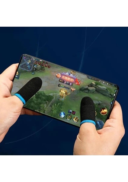 Pubg Parmaklık Eldiven Fiber Oyuncu Eldiveni Anti-Ter Parmak Kılıf 1 Çift