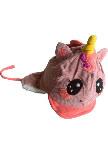 Unicorn 3D Sıcacık Tutan Bere -Kulakları Kürklü Içi Polar fiyatları
