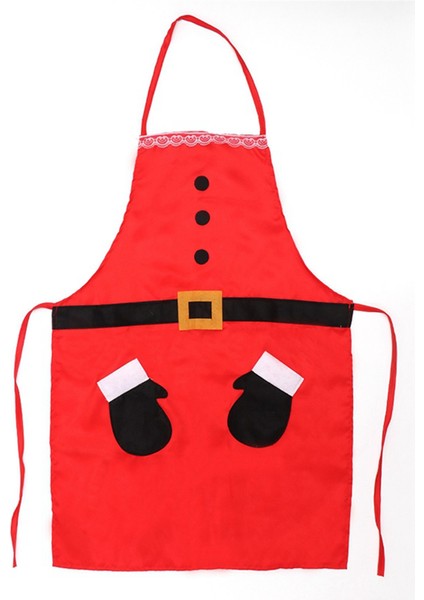 Noel Önlüğü Santa-Mutlu Yemek Pişirme Ailesi Için Önlükler-Önlükler-Önlükler, C Yeşil (Yurt Dışından)