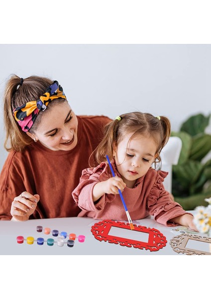 18 Adet Tamamlanmamış Boş Ahşap Mini Resim Çerçeveleri Çocuklar Için Boyun Askılı Kendin Yap Resim Sergileme Fotoğraf Asma Dekorasyonu (Yurt Dışından) fırsatları