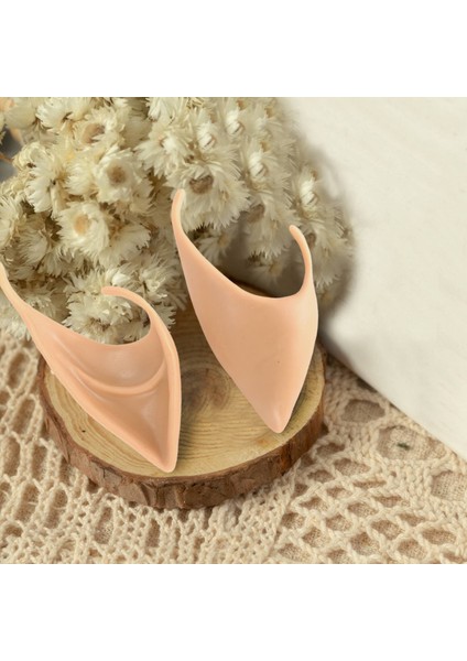 1 Çift Pvc Peri Sahte Kulaklar Cadılar Bayramı Maskesi Yeni Korkutucu Dekorasyon Yumuşak Sivri Protez Cilt Tonu (Yurt Dışından) fiyatları