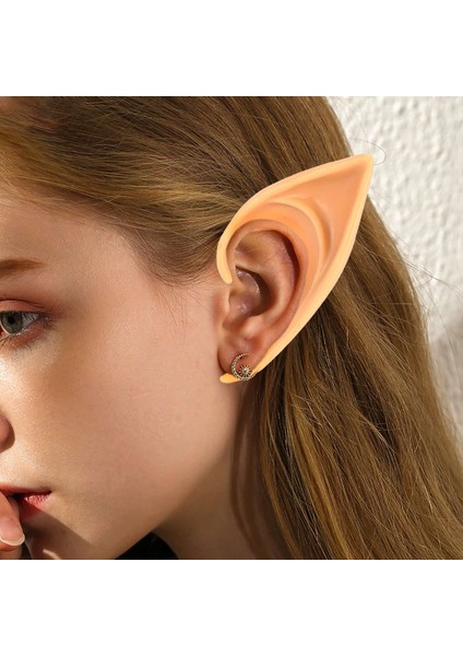 1 Çift Pvc Peri Sahte Kulaklar Cadılar Bayramı Maskesi Yeni Korkutucu Dekorasyon Yumuşak Sivri Protez Cilt Tonu (Yurt Dışından) modelleri