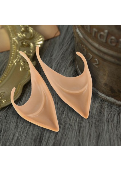 1 Çift Pvc Peri Sahte Kulaklar Cadılar Bayramı Maskesi Yeni Korkutucu Dekorasyon Yumuşak Sivri Protez Cilt Tonu (Yurt Dışından) indirimleri