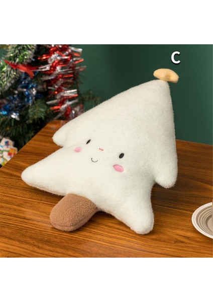 Noel Yeni Peluş Yastık Doldurulmuş Çikolata Kurabiye Ev Şekil Dekor Yastık Sevimli Komik Noel Ağacı Bebek A (Yurt Dışından)