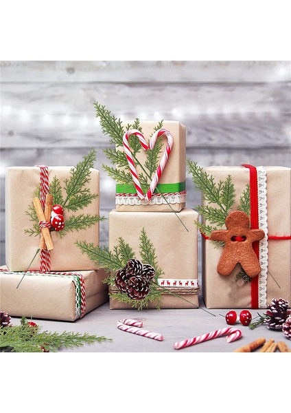 20 Adet Yapay Yeşil Selvi Ağacı Yaprağı Çam Iğnesi Yaprakları Dal Noel Düğün Ev Ofis Otel Dekorasyonu A (Yurt Dışından)