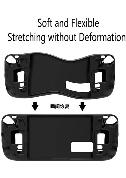 Steam Deck Koruyucu Kılıf Silikon Siyah Renk fırsatları