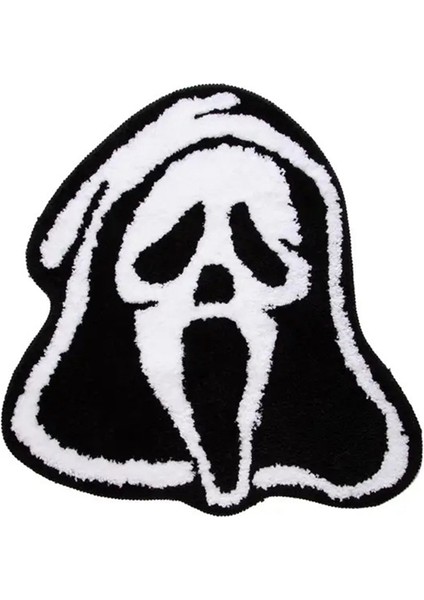 Ghostface Tufted Carpet Scream Movie Rug El Yapımı Kaymaz Yıkanabilir Mat Oda Dekoru Küçük Halılar Yatak Odası Için (Yurt Dışından)