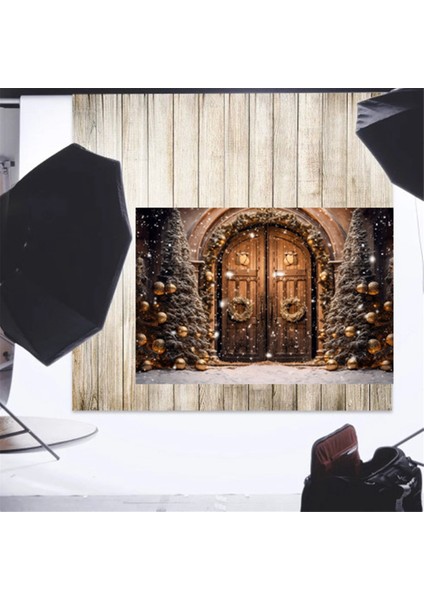 210CMX150CM Noel Arkaplan Bez Kapı Dekorasyonu Fotoğraf Stüdyosu Çocuk Fotoğrafçılığı Arkaplanları,b (Yurt Dışından)