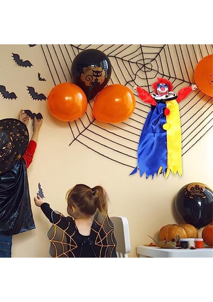 Cadılar Bayramı Dekorasyonu Asılı Palyaço Bebek Perili Ev Kolye Korkunç Dekor Colorfulb (Yurt Dışından)