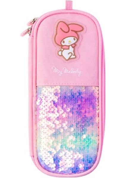 Sanrio My Melody Kız Çocuk Kalem Kutusu Pembe Pullu Kalem Kutu