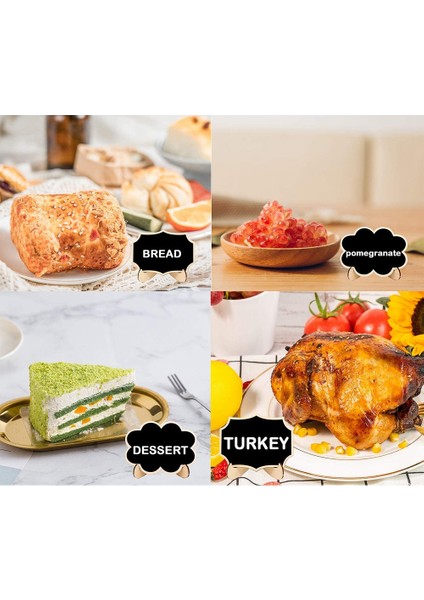 20 Adet Ahşap Mini Tahta Etiketleri Doğum Günü Partileri Için Destekli Şövale Standı Gıda Etiketi Masa Numarası Mesaj Panosu (Yurt Dışından)